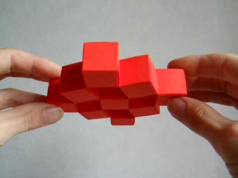 How to Make an Origami Sonobe Moving Cube!