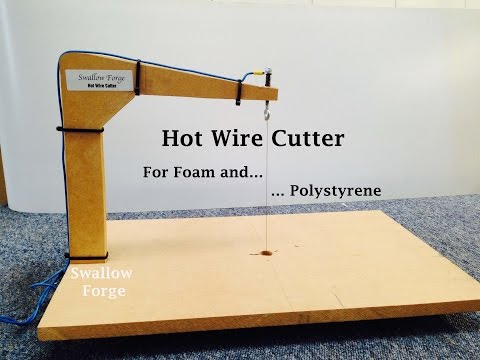 How to make a Hot Wire Cutter for foam or polystyrene. cosplay, lost foam casting etc. Swallow Forge