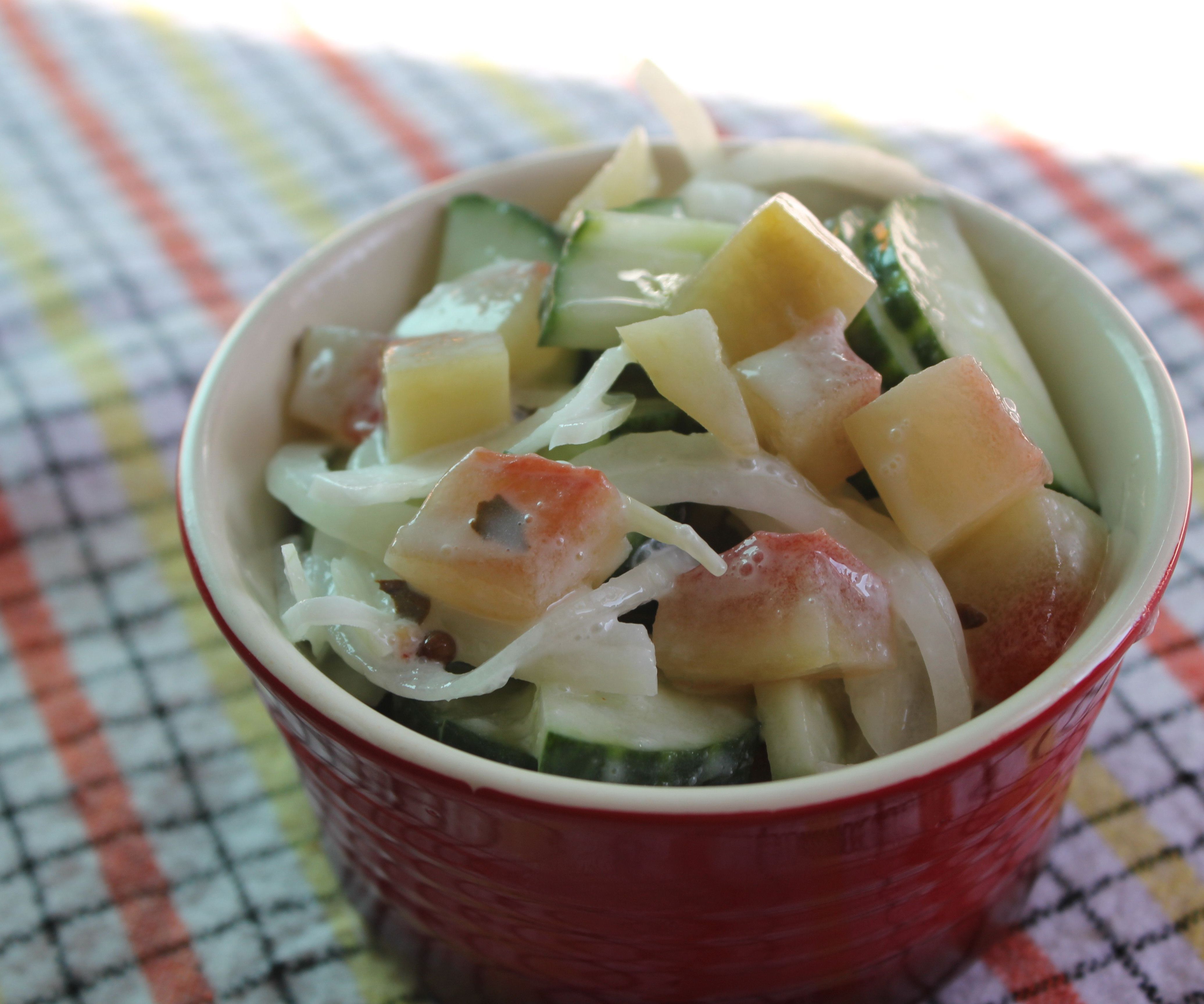 Watermelon Rind Pickle Salad