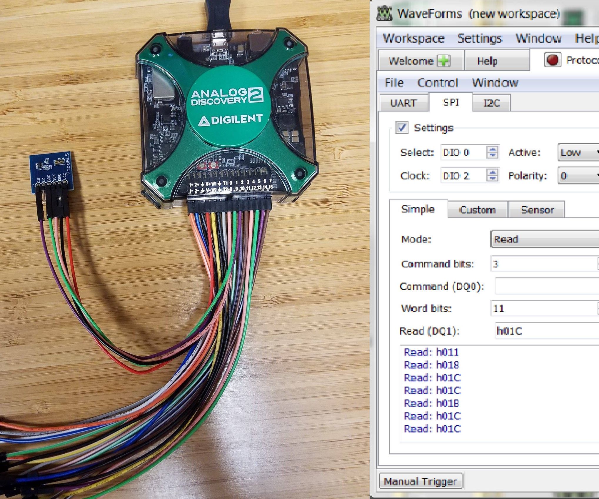 How to Use the Protocol Analyzer on the Discovery to Test Sensors