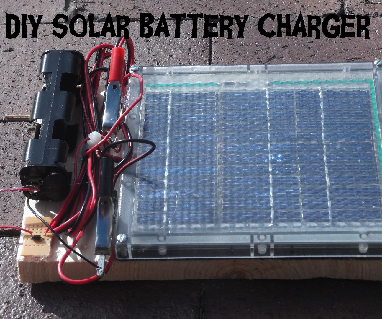 DIY Solar Battery Charger