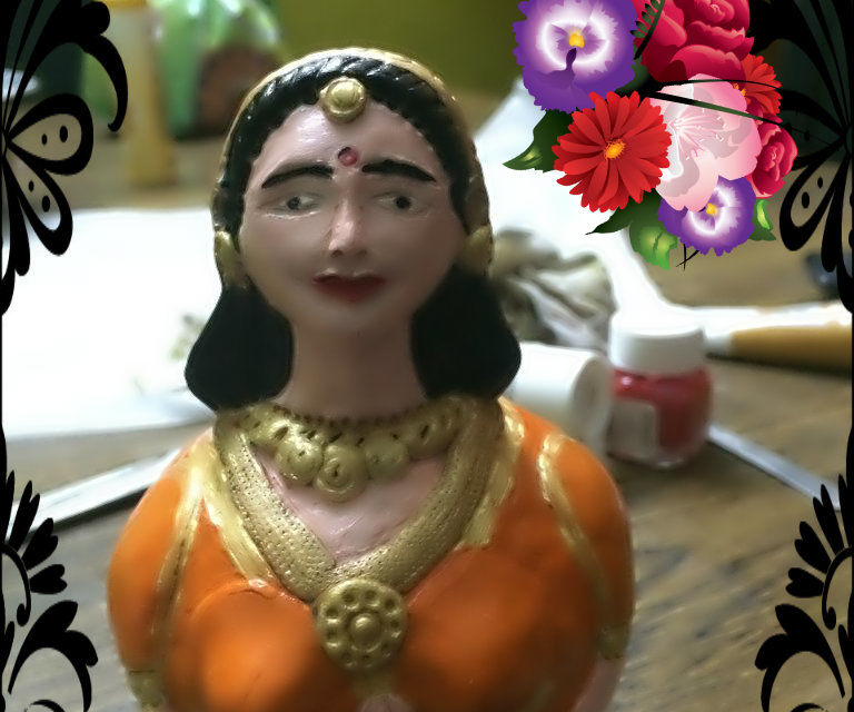 Welcome Doll from waste glass bottles