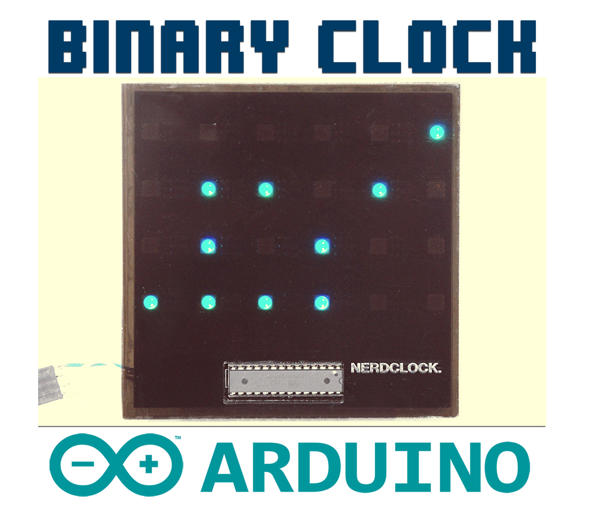 The NerdClock: An RGB Binary Clock [Arduino Software]
