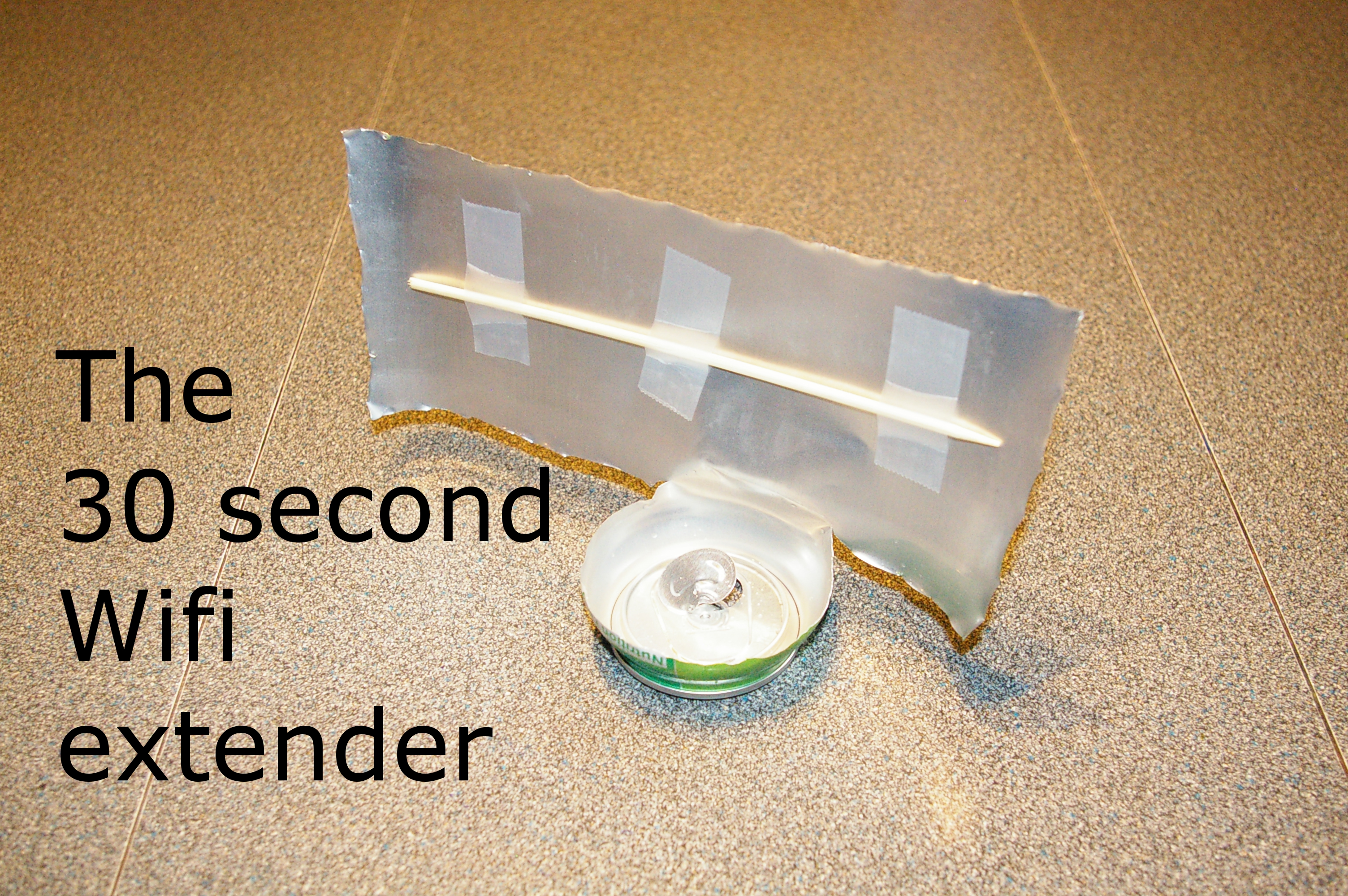 The 30 second WiFi extender