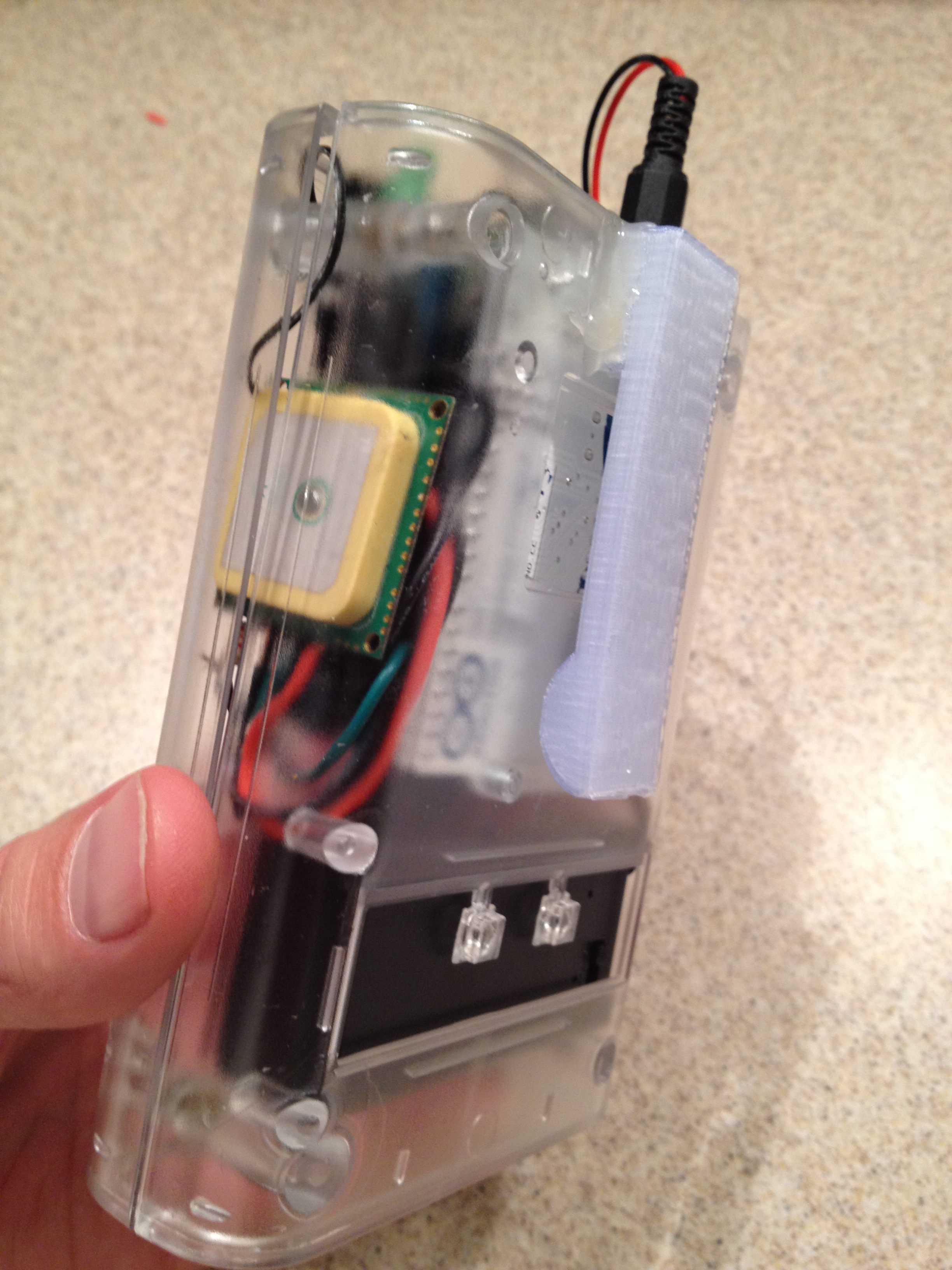 Building a device that clips to your belt and tracks how much time you spend inside and outside