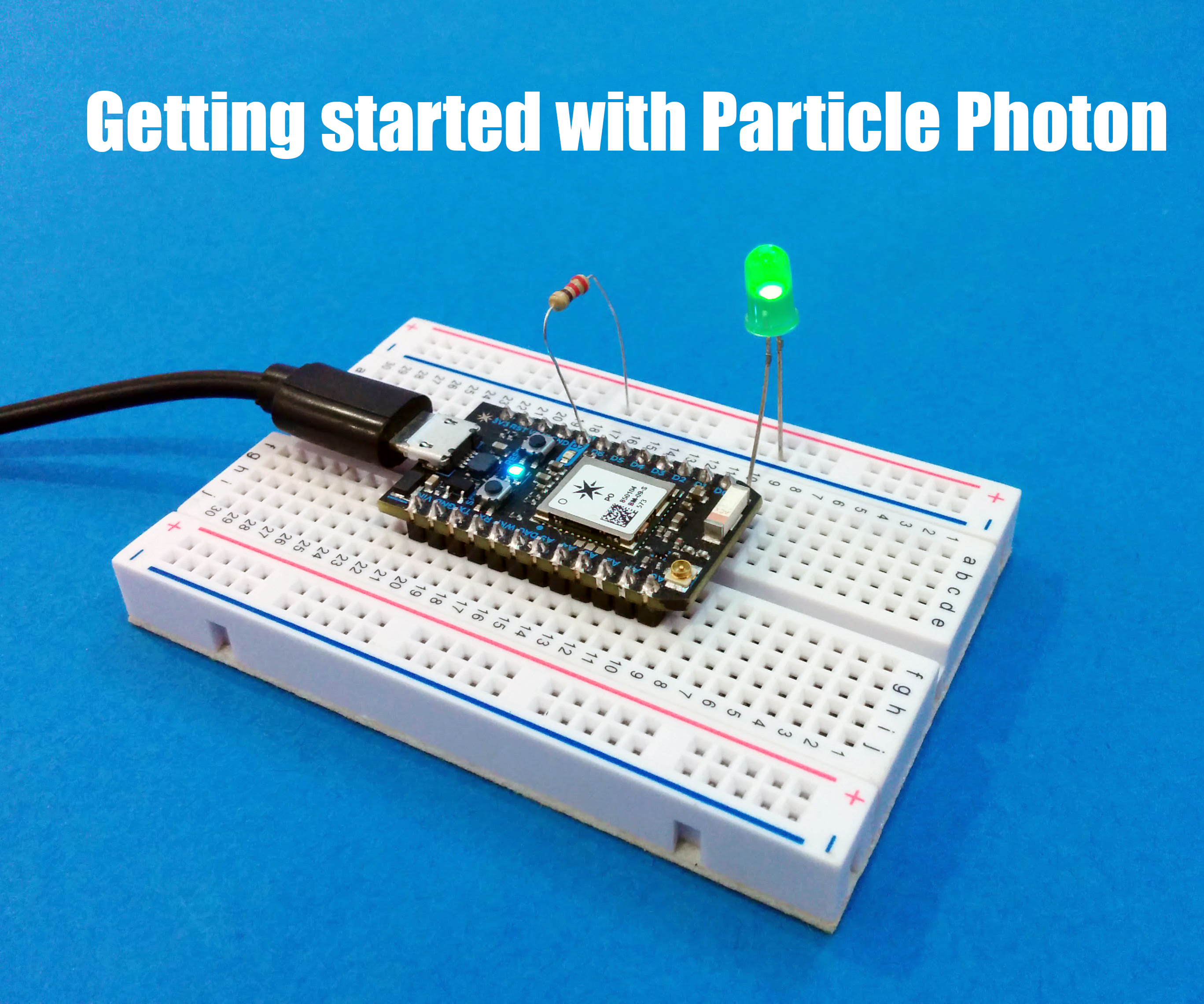 Getting Started With the Particle Photon (Internet Controlled LEDs)