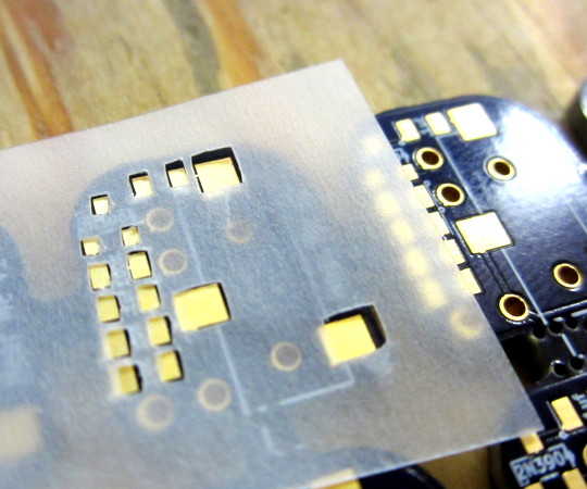 DIY Solder Paste Stencil
