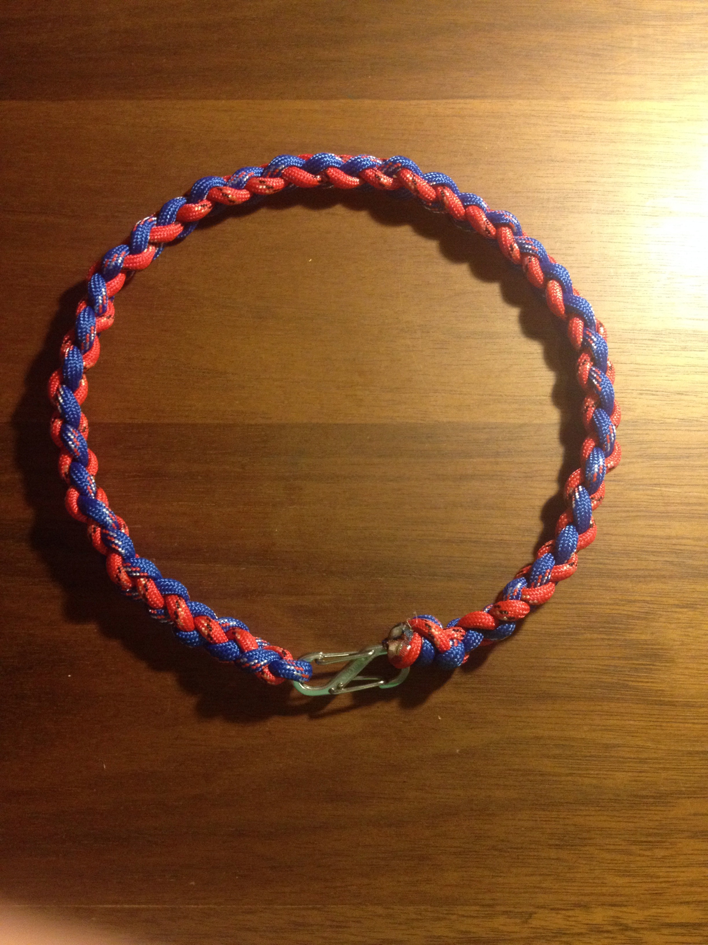 Paracord Necklace- Four Strand Round Braid