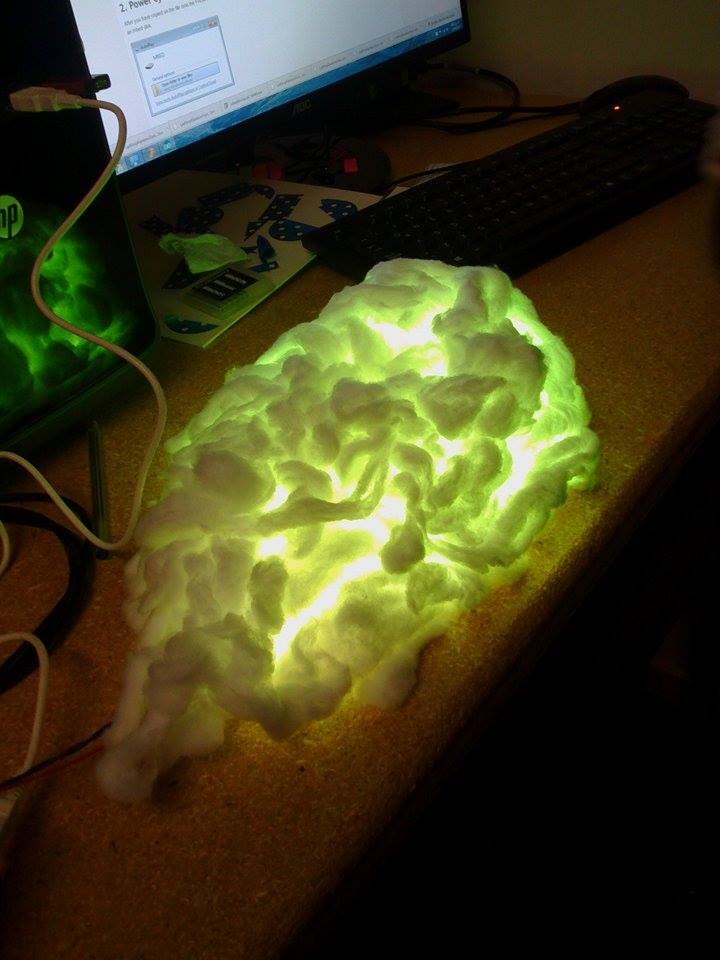 Nube Con Tira De LEDs Neopixel Y Freescale Freedom Board – KL25