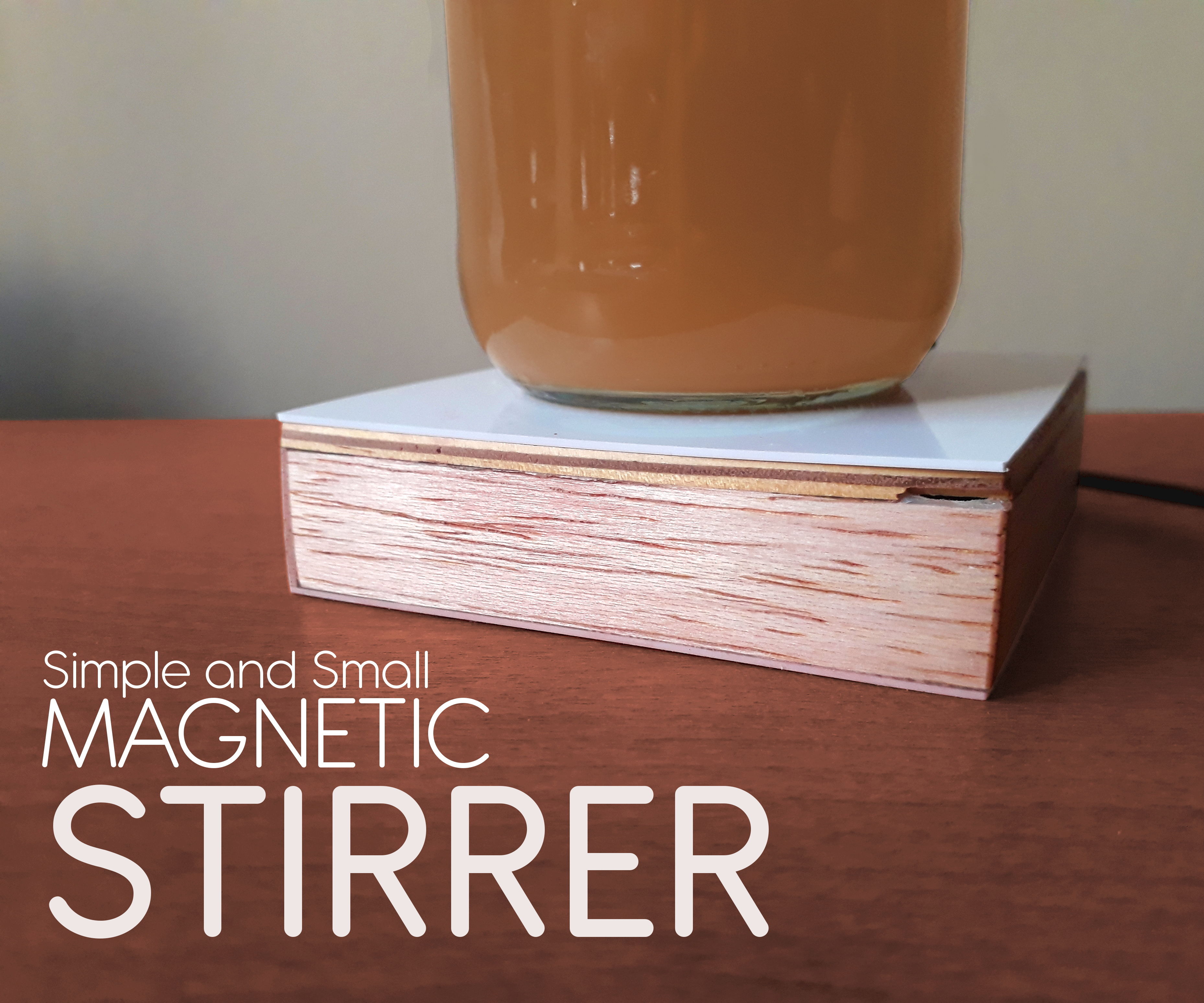 Simple and Small Magnetic Stirrer