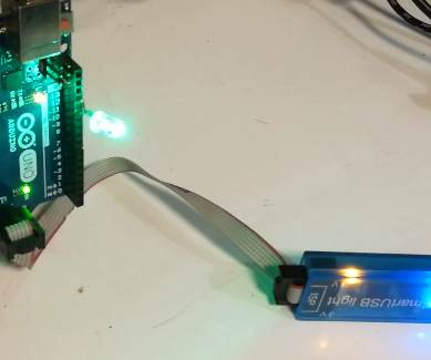 Programming AVR 328p Inside a Arduino With MysmartUSB ISP