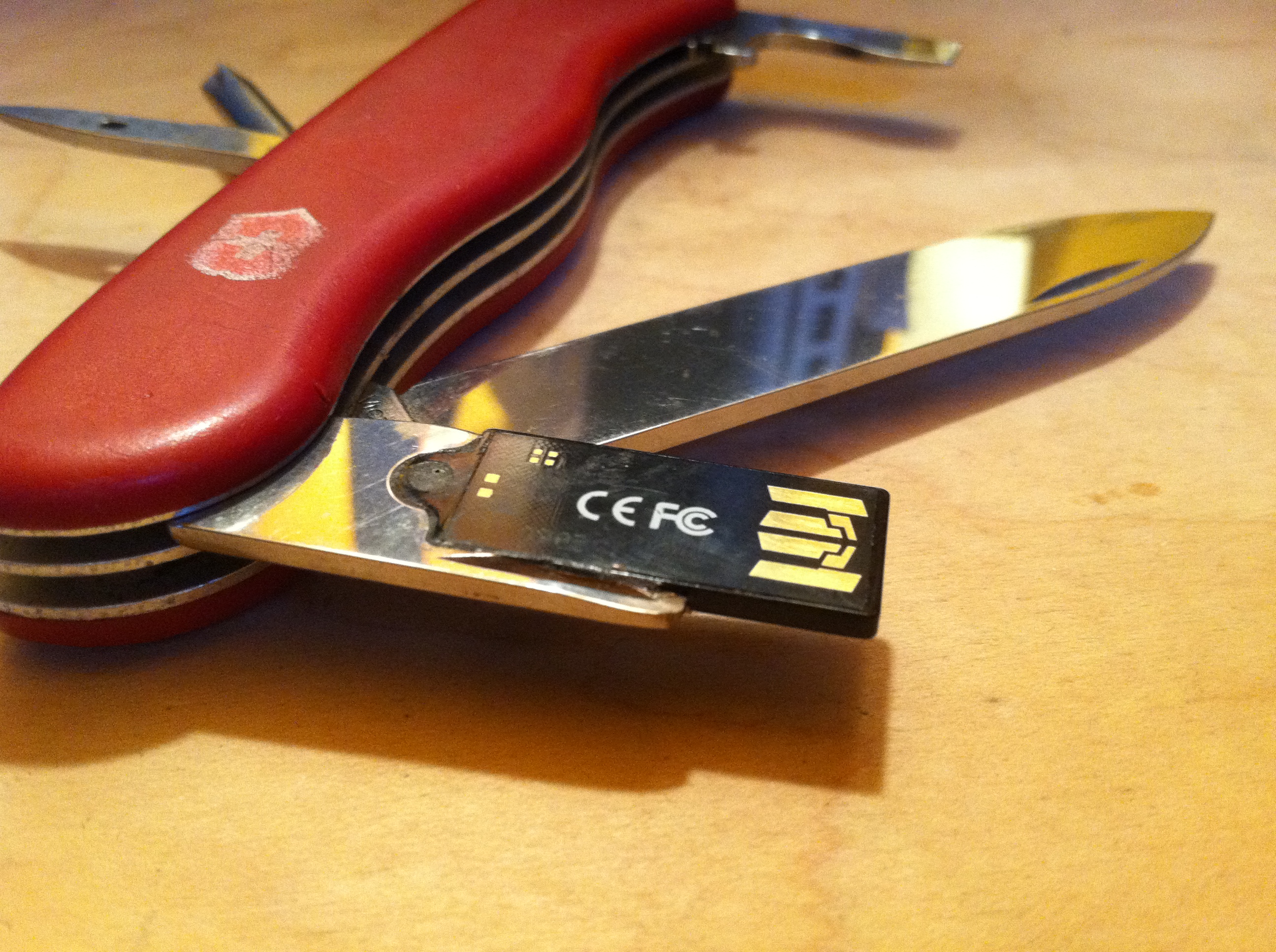 Swiss Army Knife + USB Flash Drive