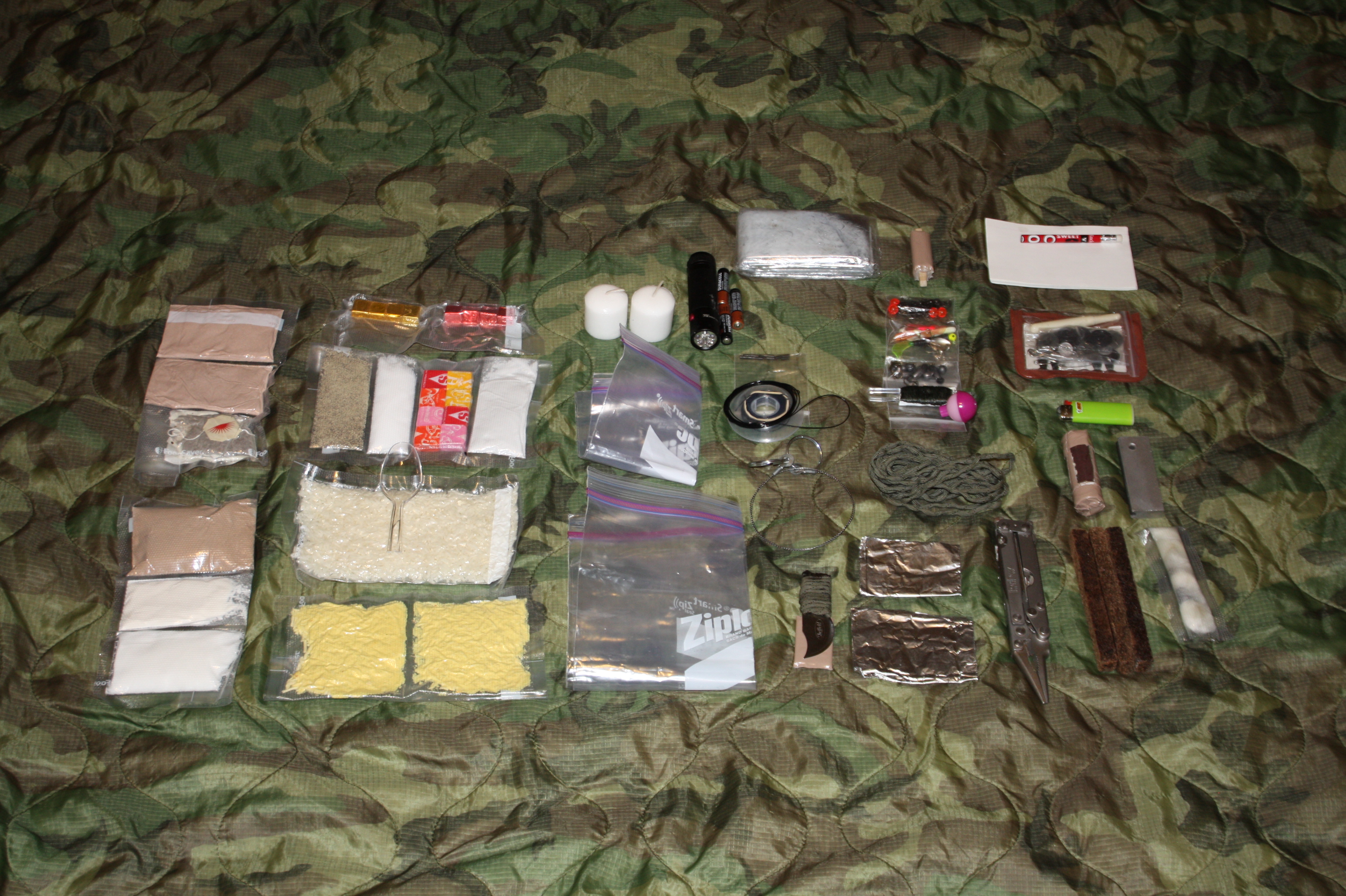 One SF Soliders' Survival Kit