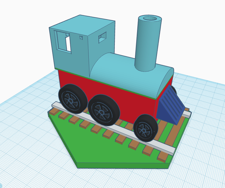 Train Engine Miniature by Marcus