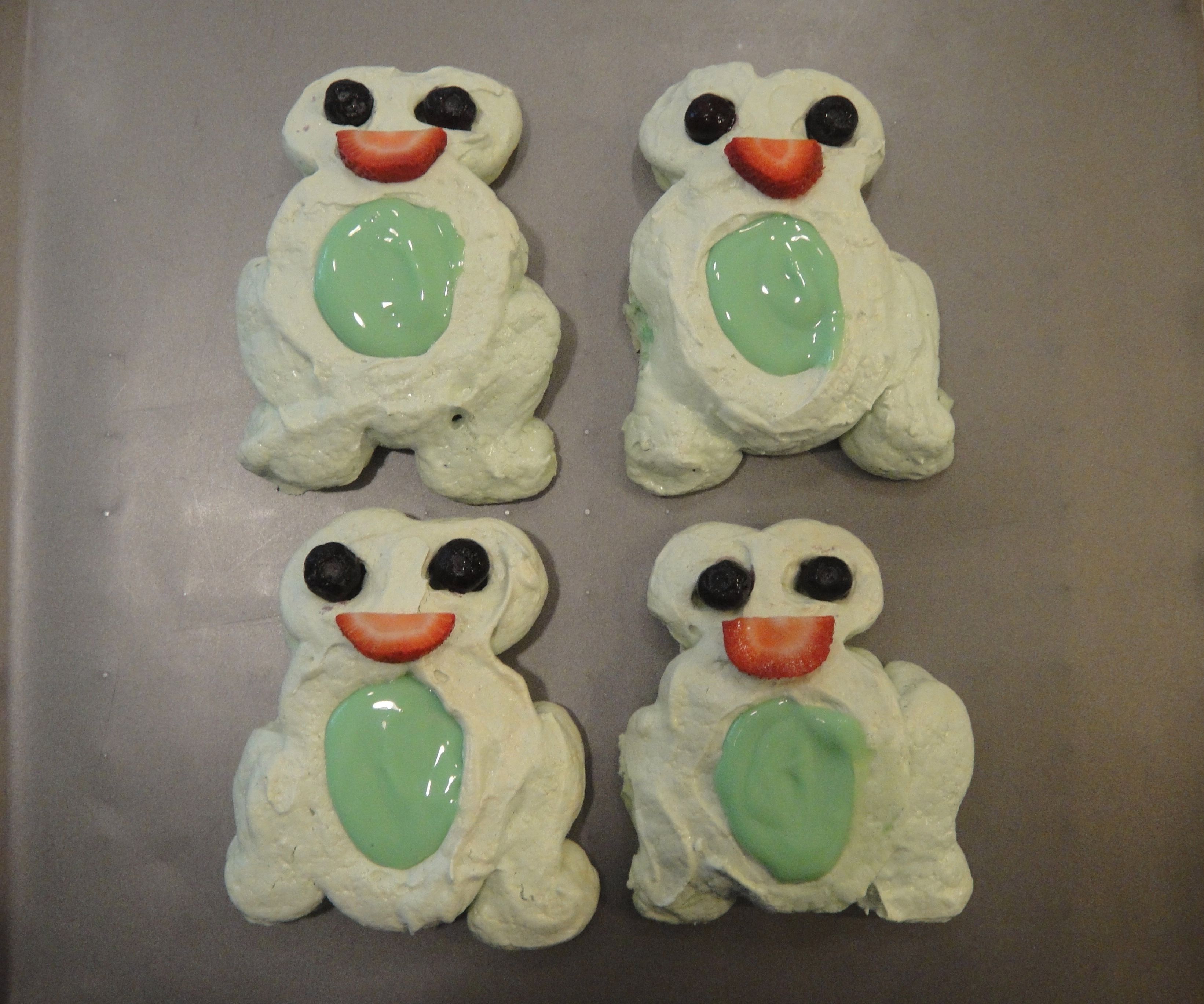 Key Lime Pavlova Frogs