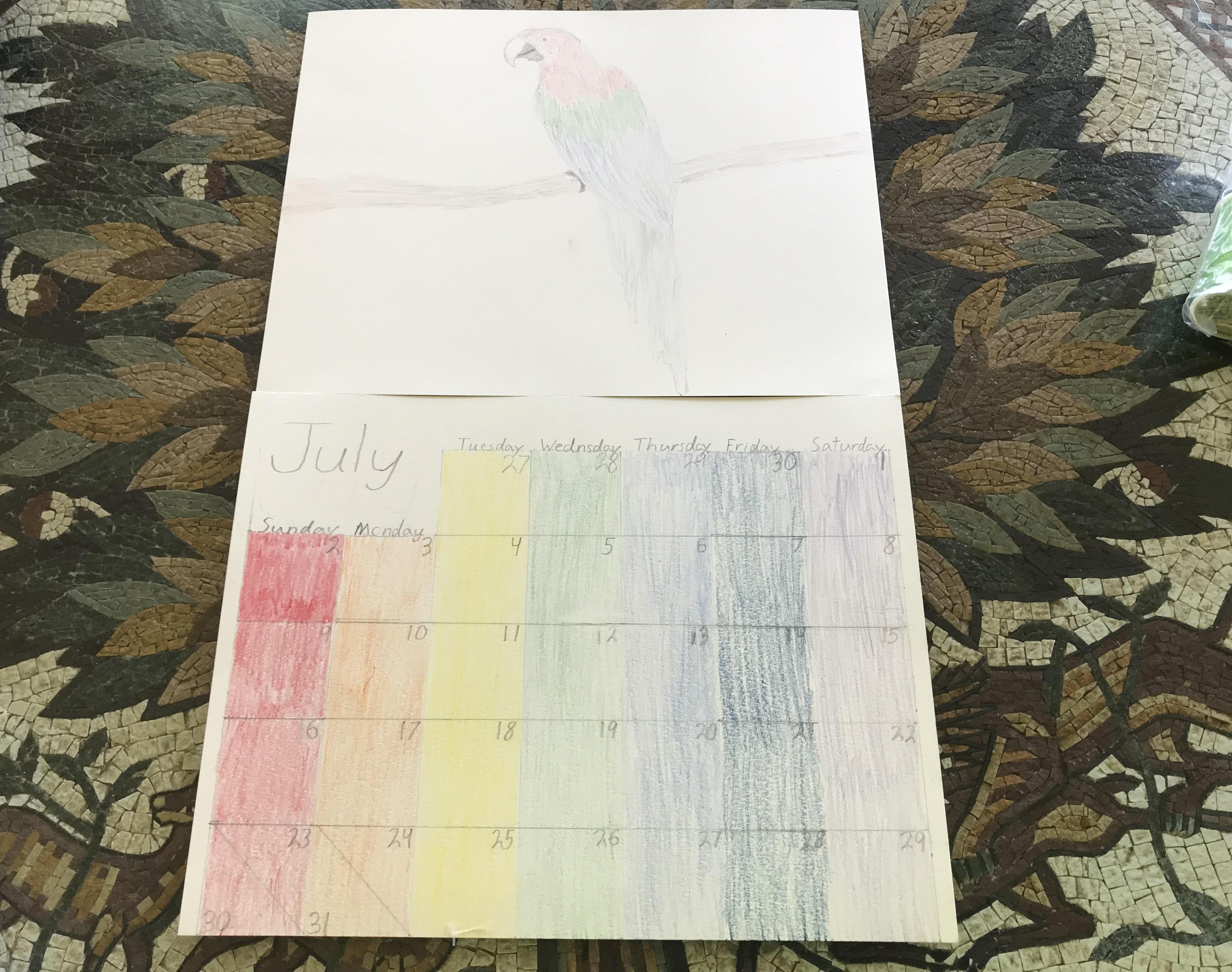 Rainbow Calendar