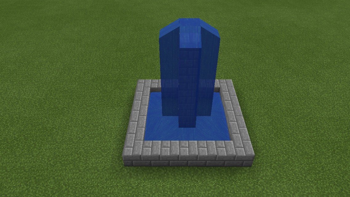 Basic Minecraft Water Fountain