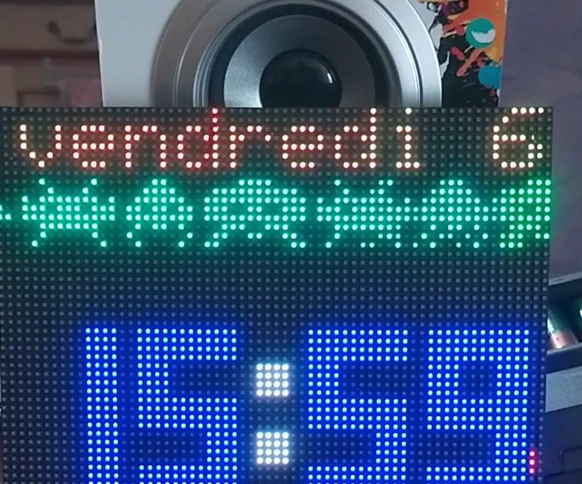 Space Invaders Clock