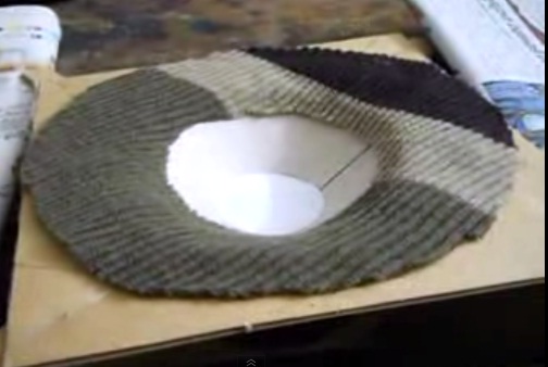 Speaker made of cardboard