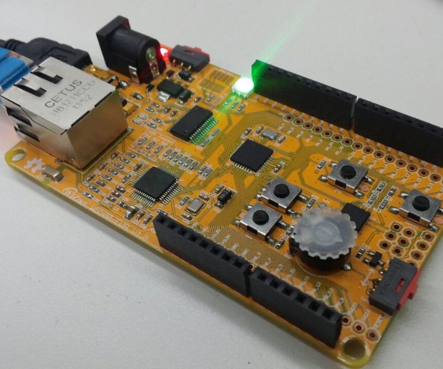 WIZnet W5500-EVB and Blynk App communication