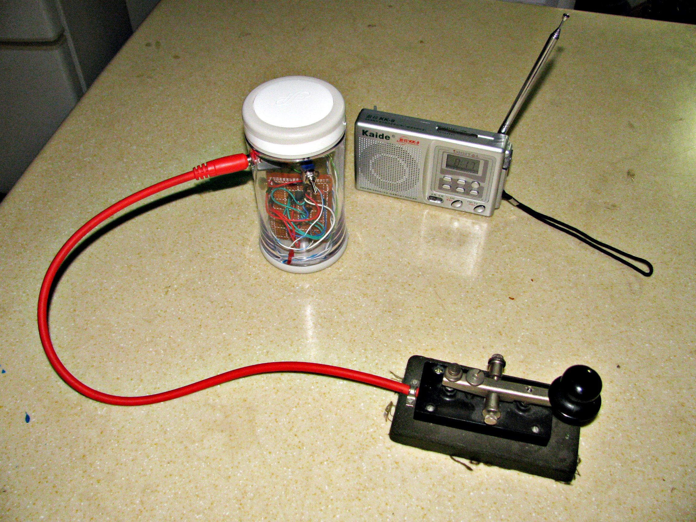 Two Morse Code AM Transmitters - Updated Jan 2014