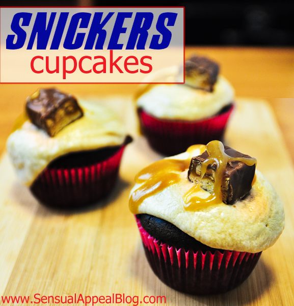 Snickers Cupcakes