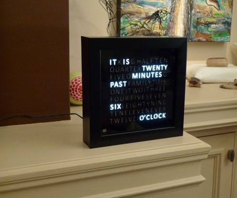 3D Printed Word Clock