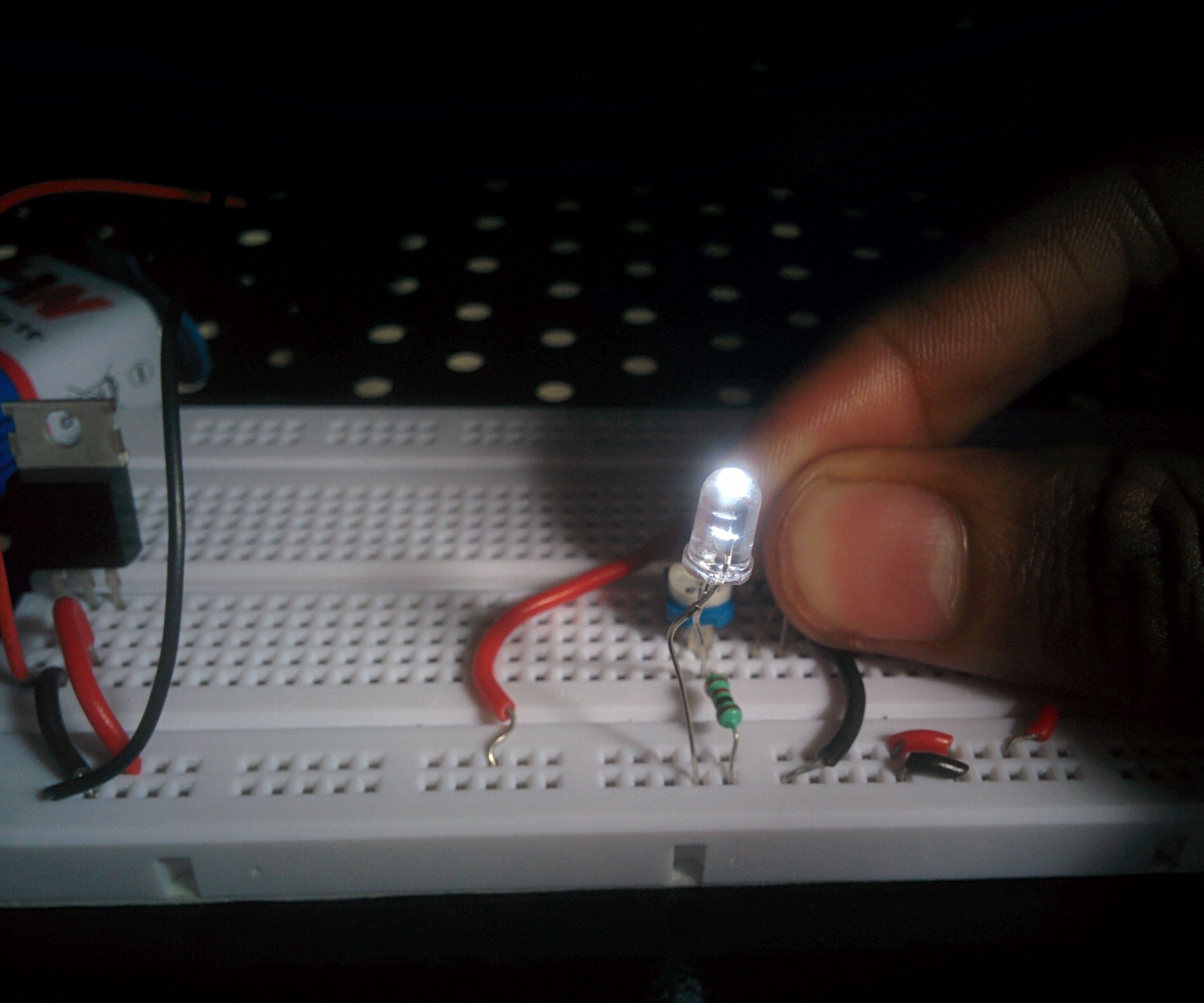 Temperature Sensing Using LM 35