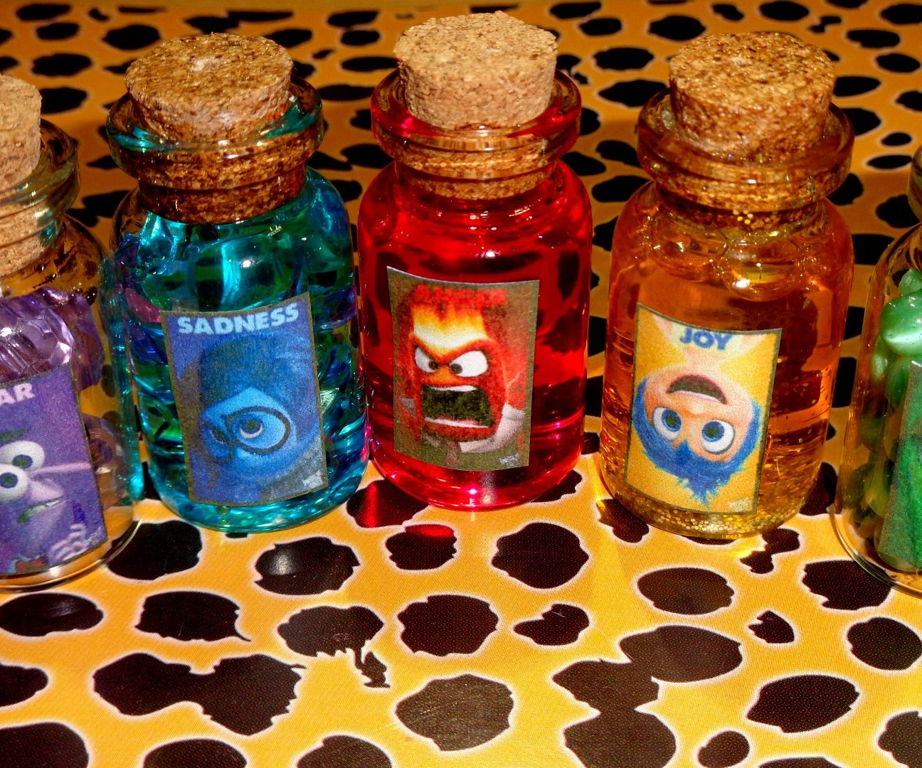 Disney Pixar's Inside Out Bottle Charms