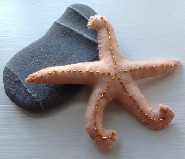 Felt starfish stuffie