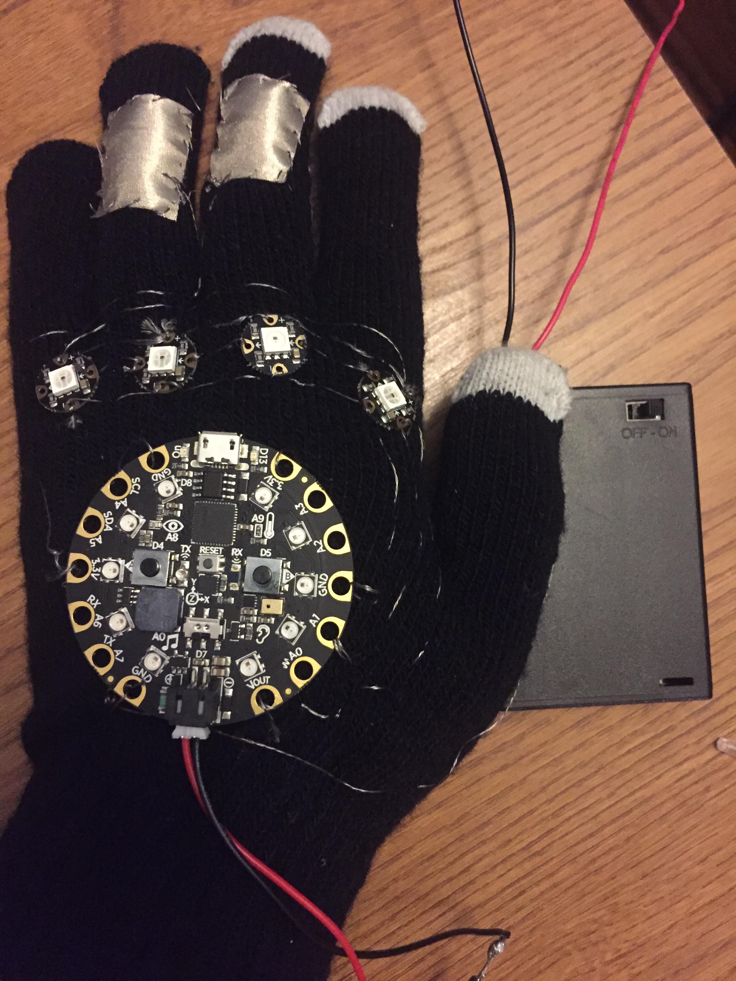Final Project: Progression of the Wearable LED Glove