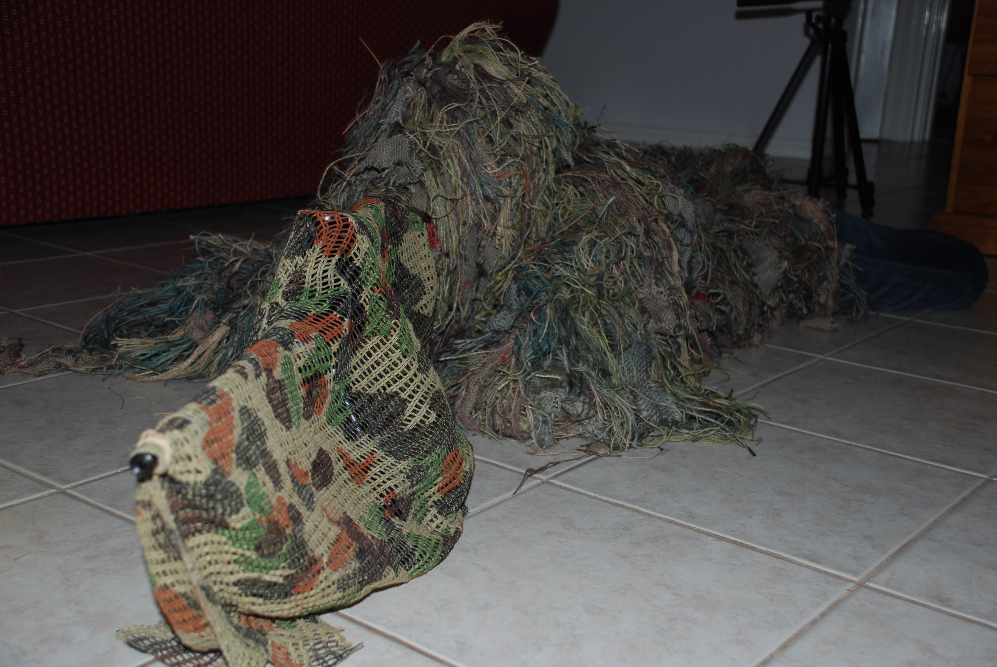 All Ghillied Up..Want to look like a real Sniper?