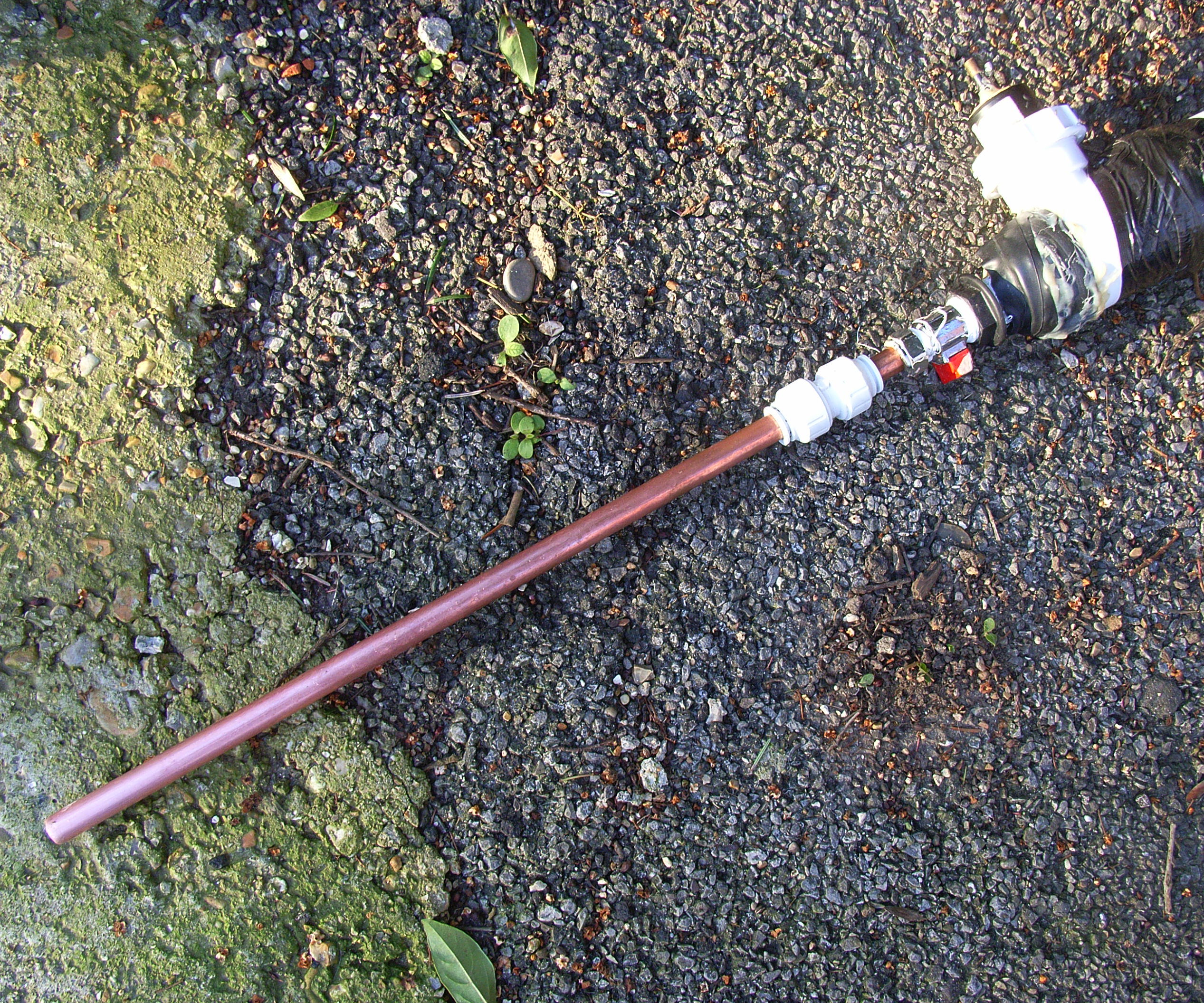 Make a potato pellet air rifle