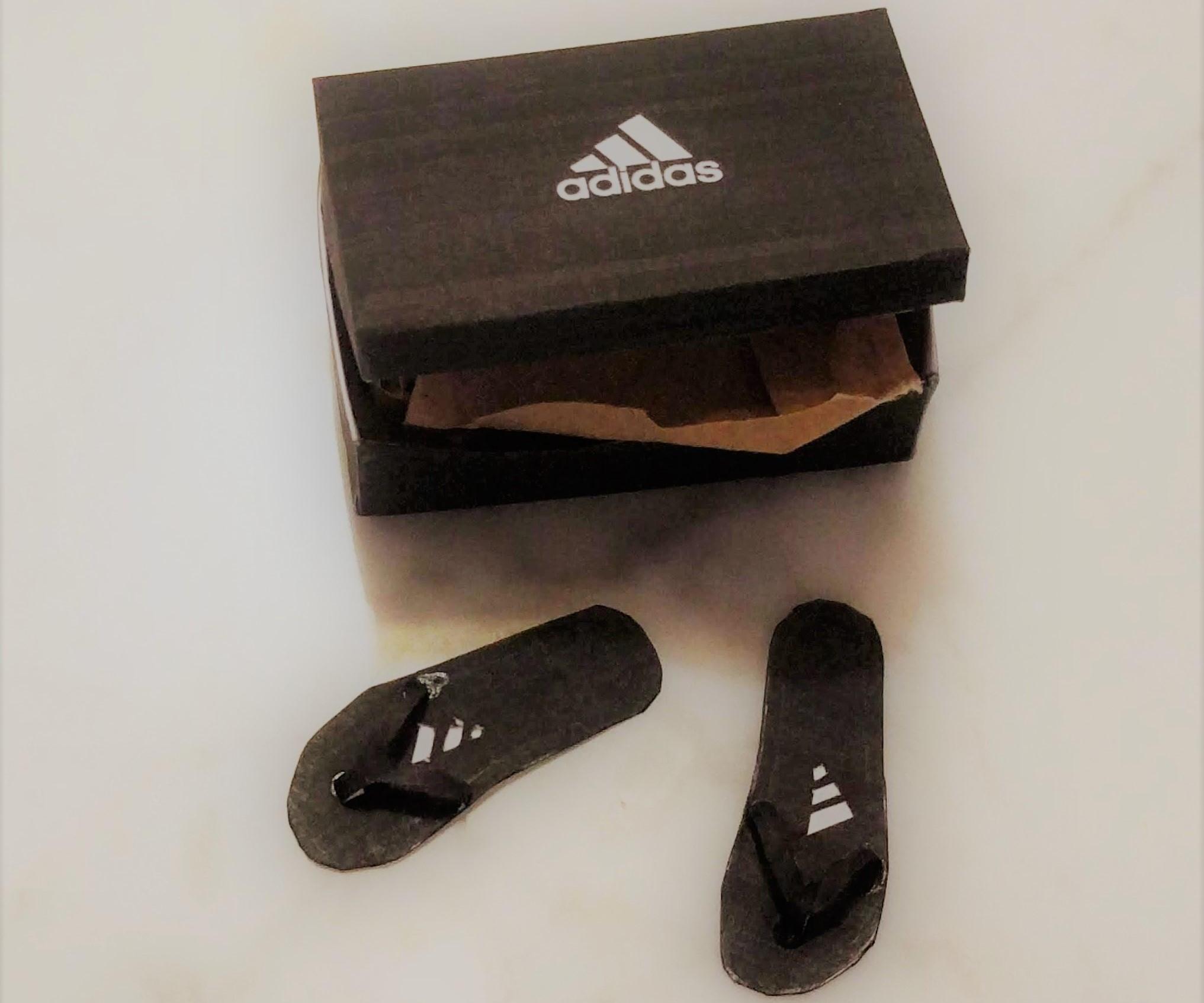 Miniature Shoebox And Shoes