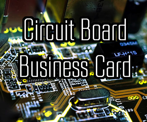 Design Your Own PCB Business Card