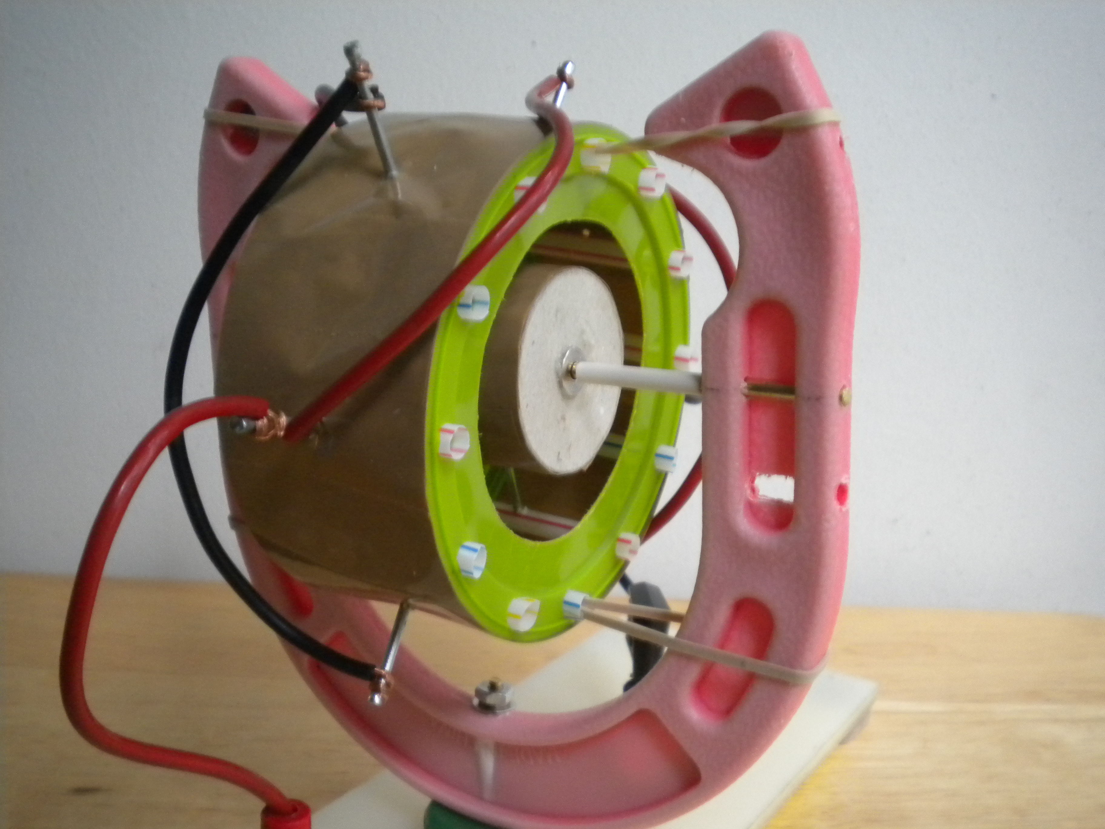 Steam Punk Themed Electrostatic Motor