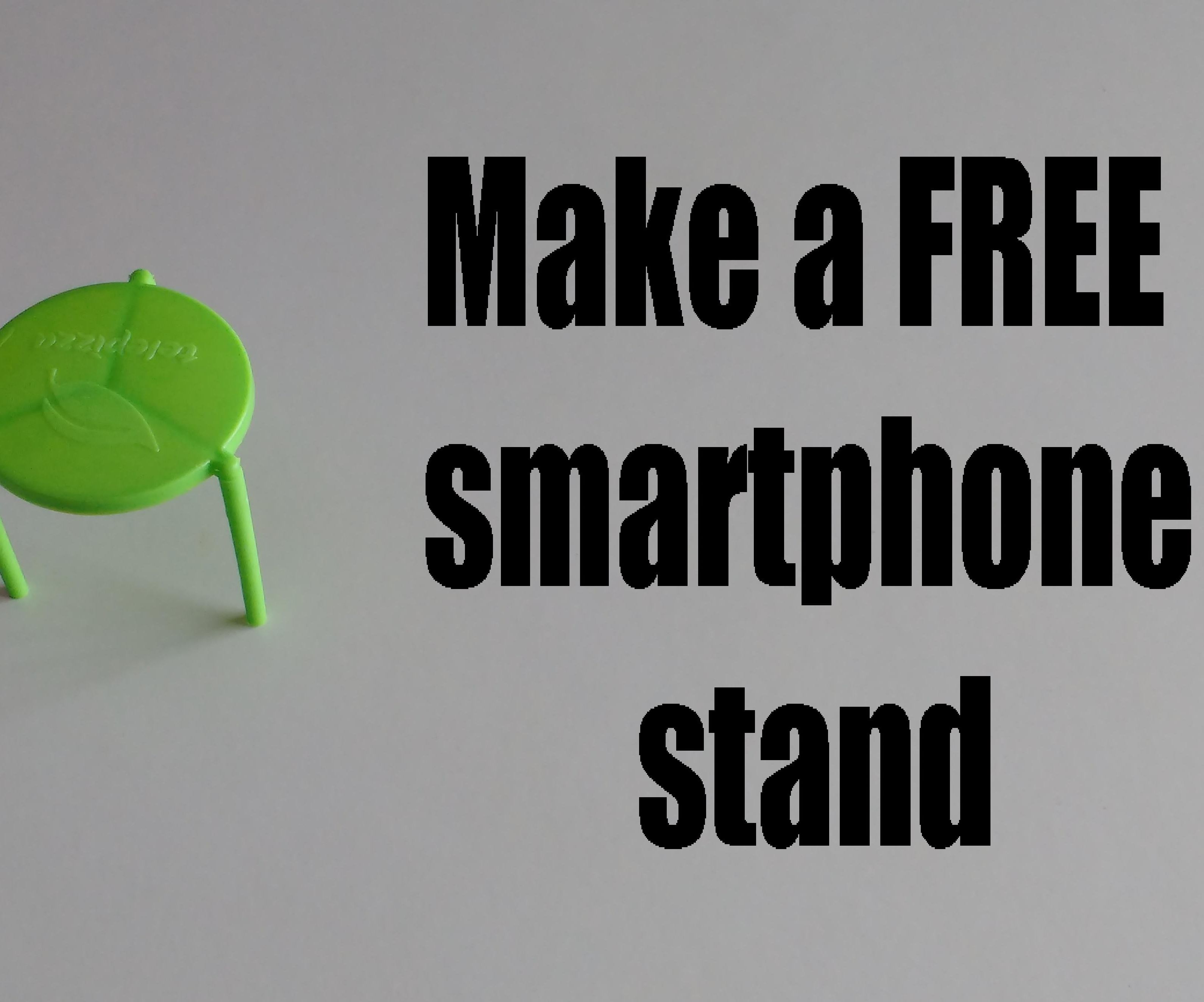 Make a FREE Smartphone Stand