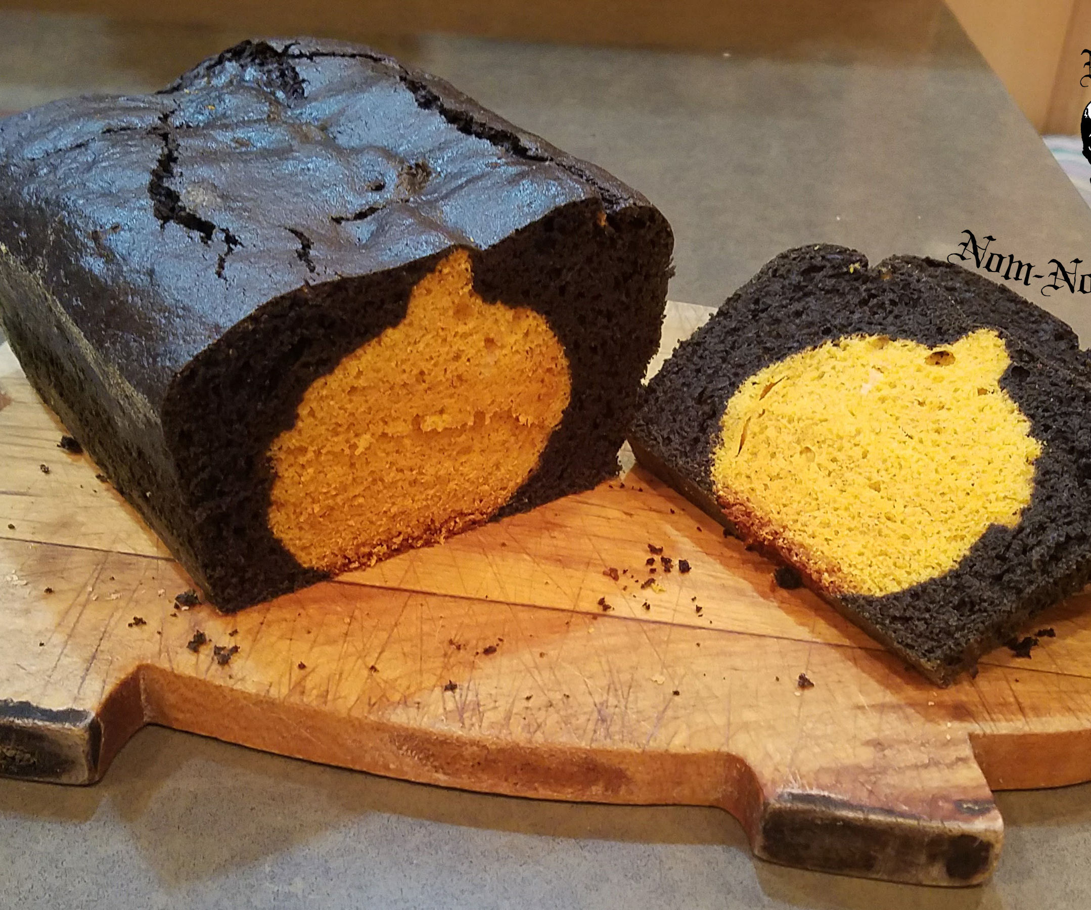 Black Magic Hidden Pumpkin Bread
