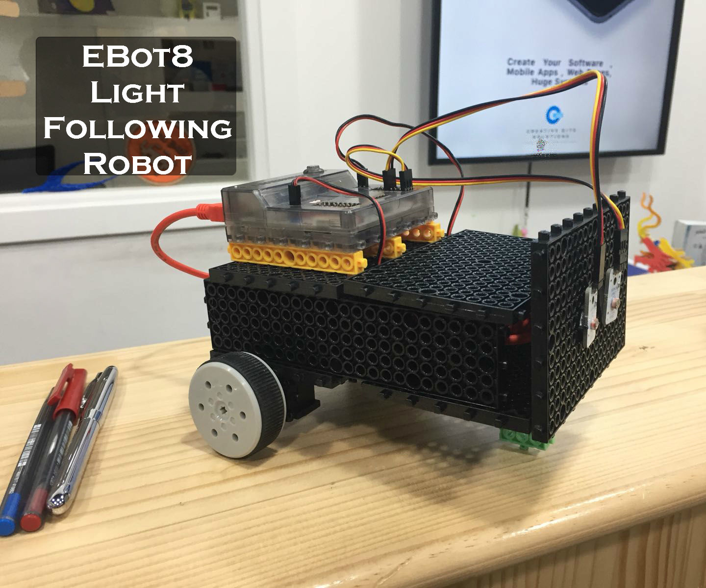 EBot Light Following Robot