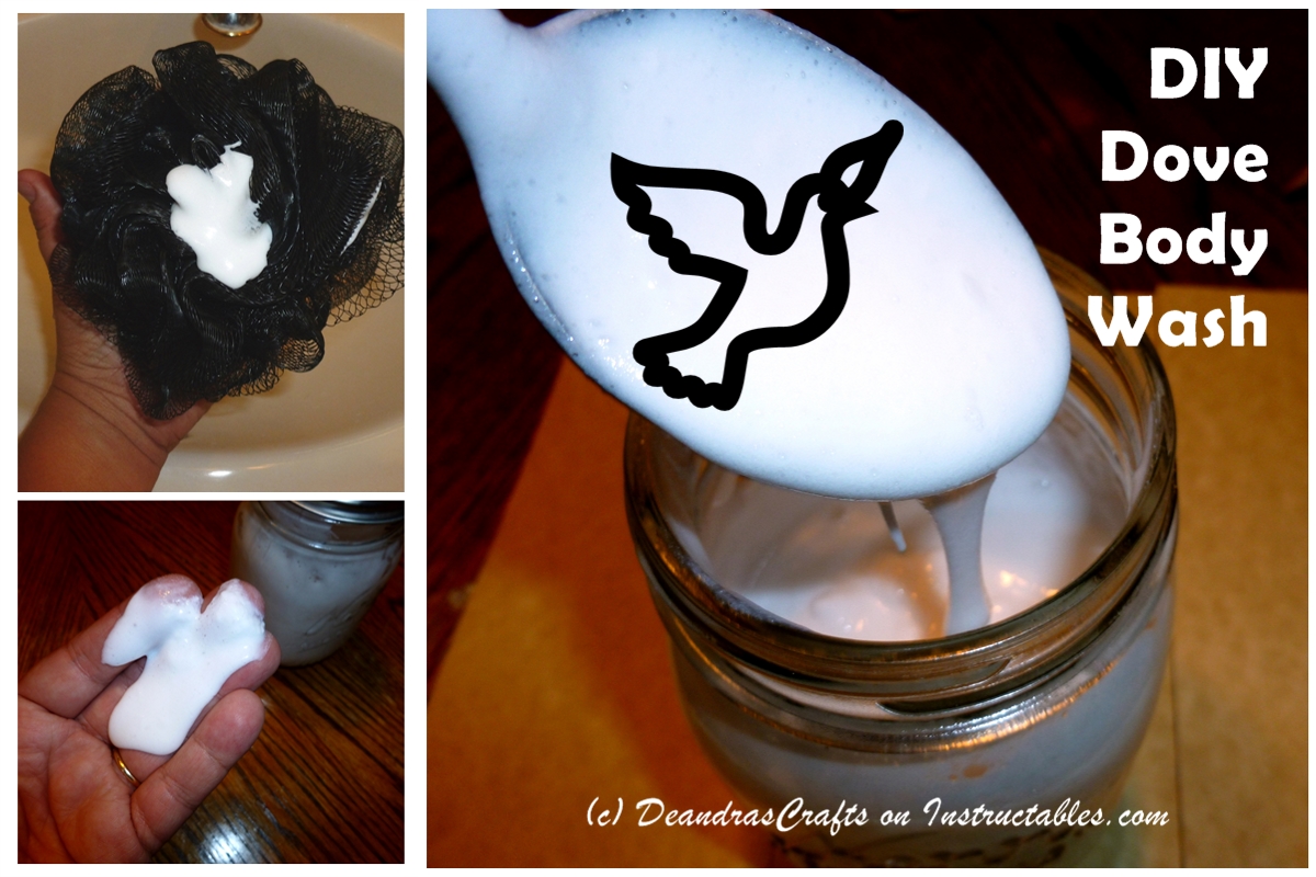 DIY Dove Soap Body Wash