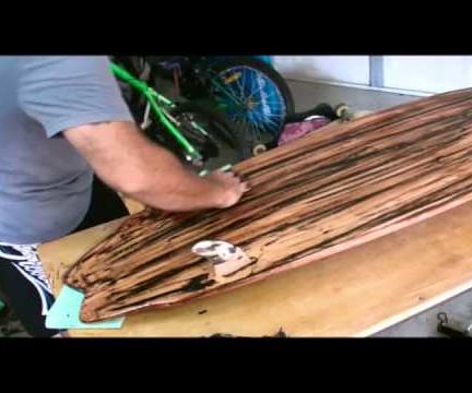 how to wood grain your surfboard