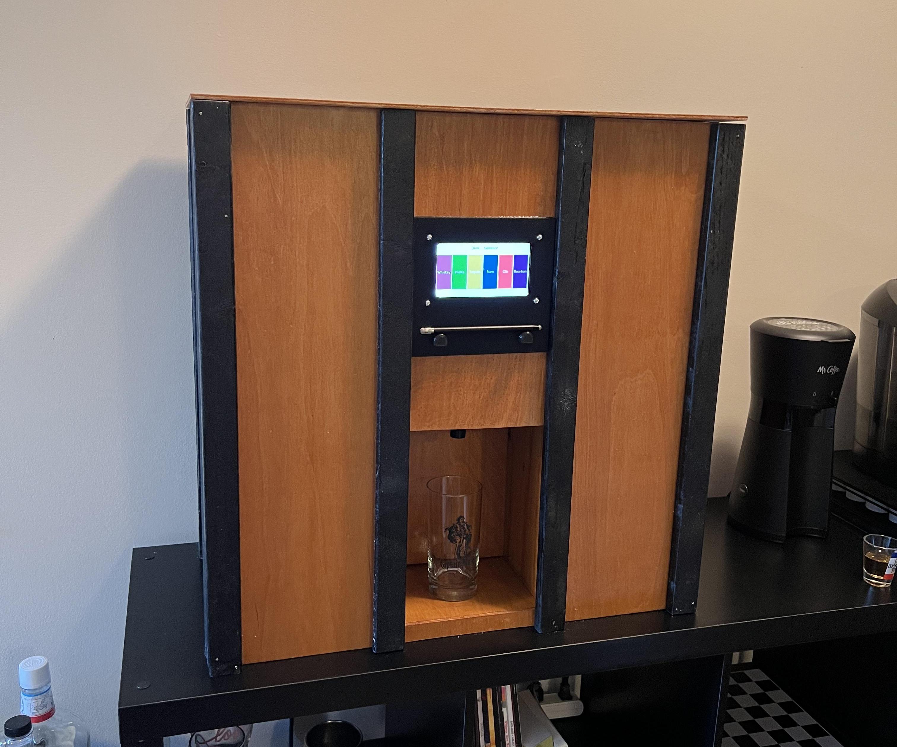 Controlling Pumps With Raspberry Pi and GUI Touchscreen: Perfect Pour Drink Dispenser
