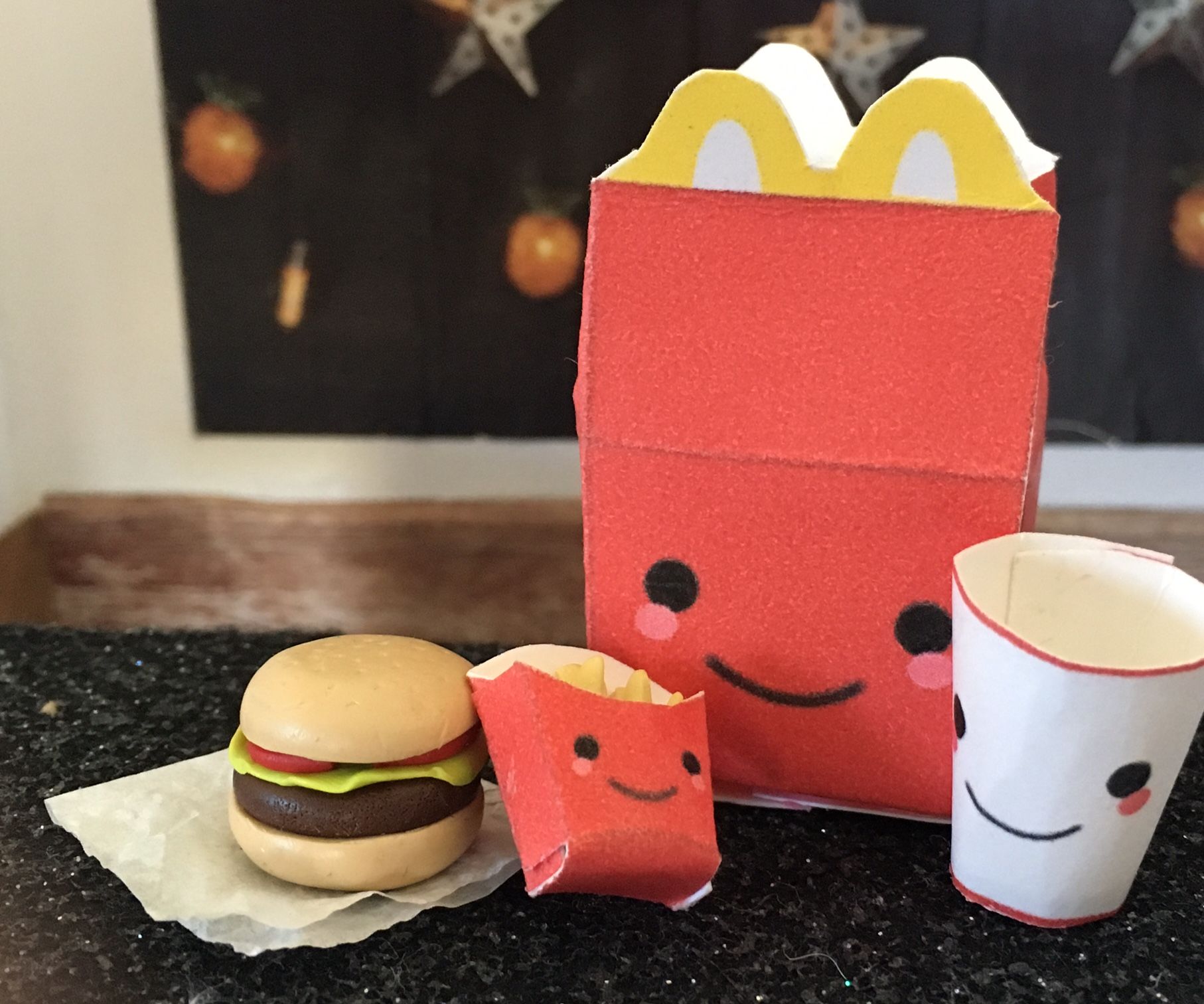Kawaii Happy Meal + Free Printable