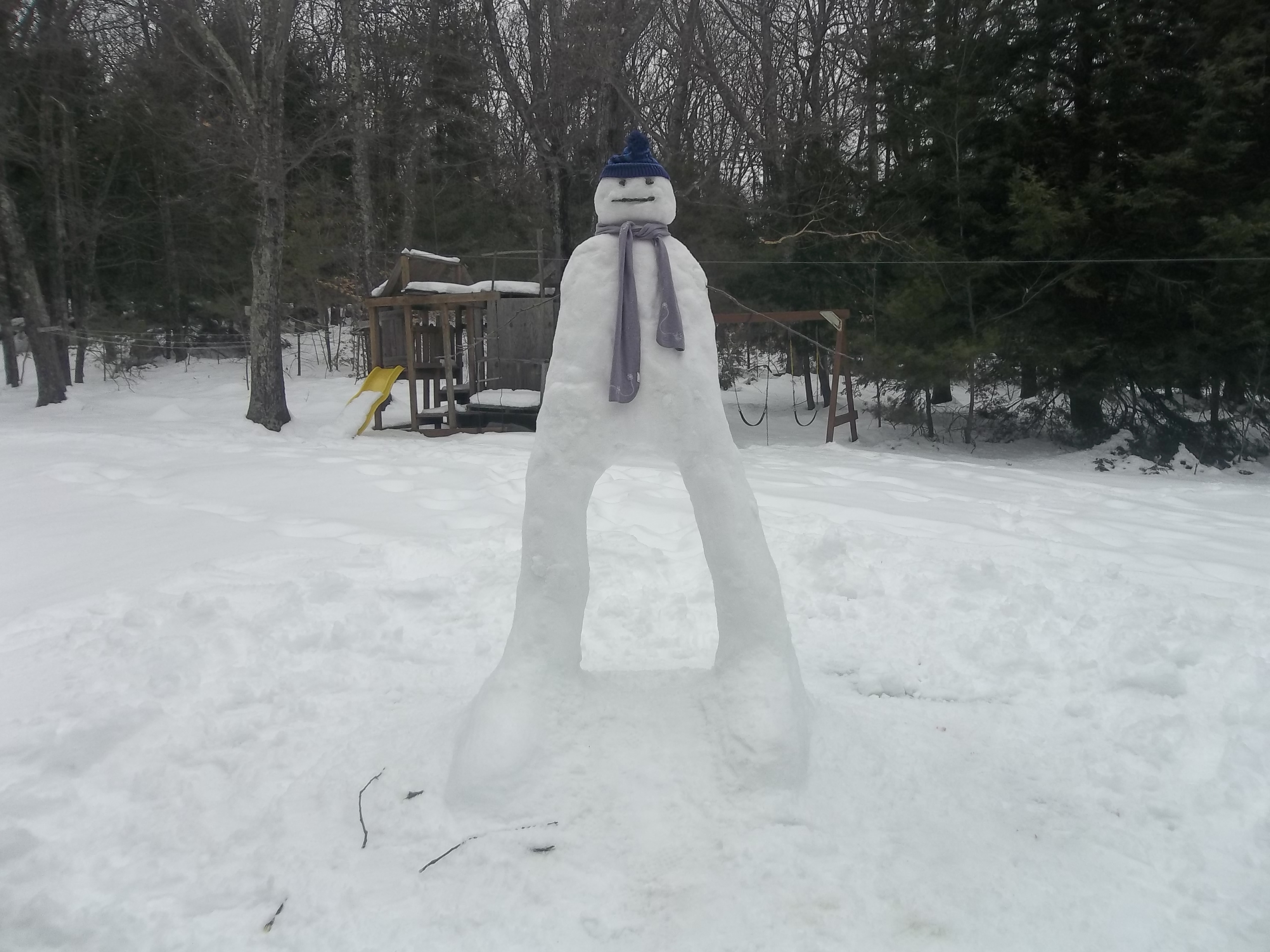 Snowman on Legs