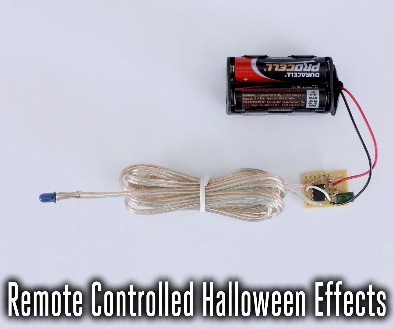 Controlling Halloween Effects With DIY Infrared Remote Controls