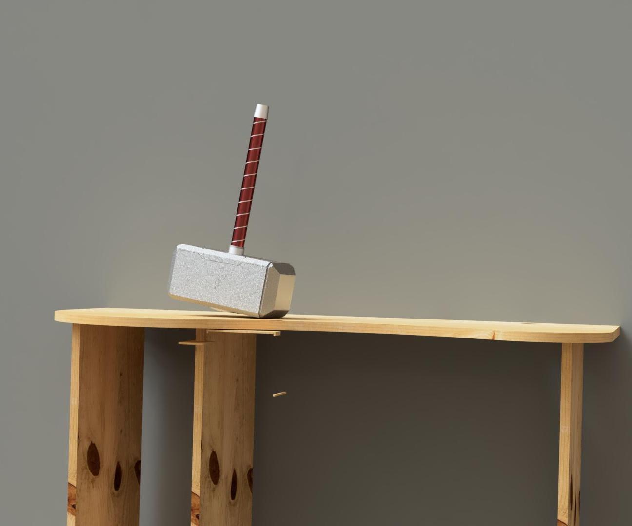 Thor Hammer Paper Weight / Ambient Night Lamp 