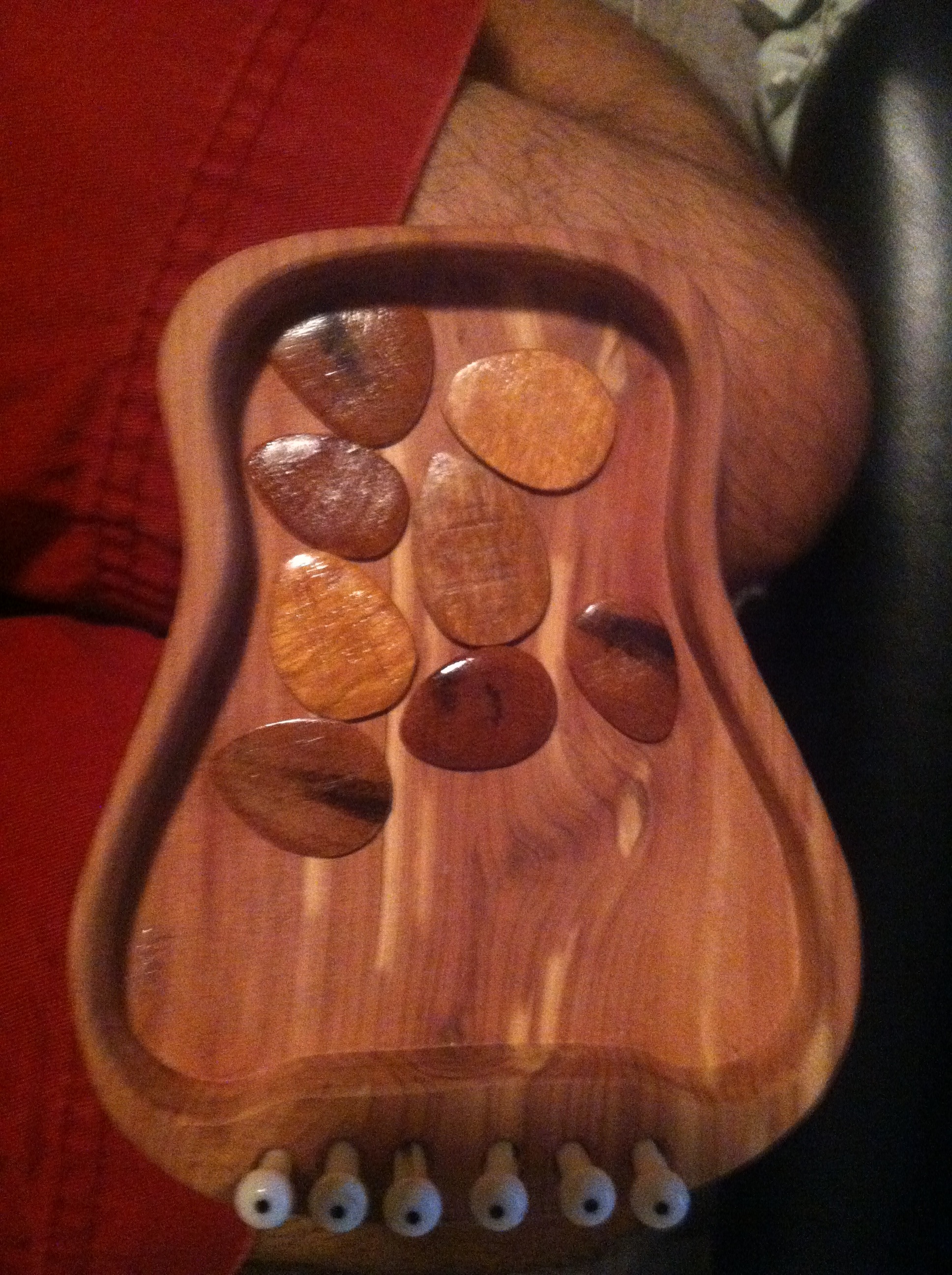 Hardwood Guitar Picks!