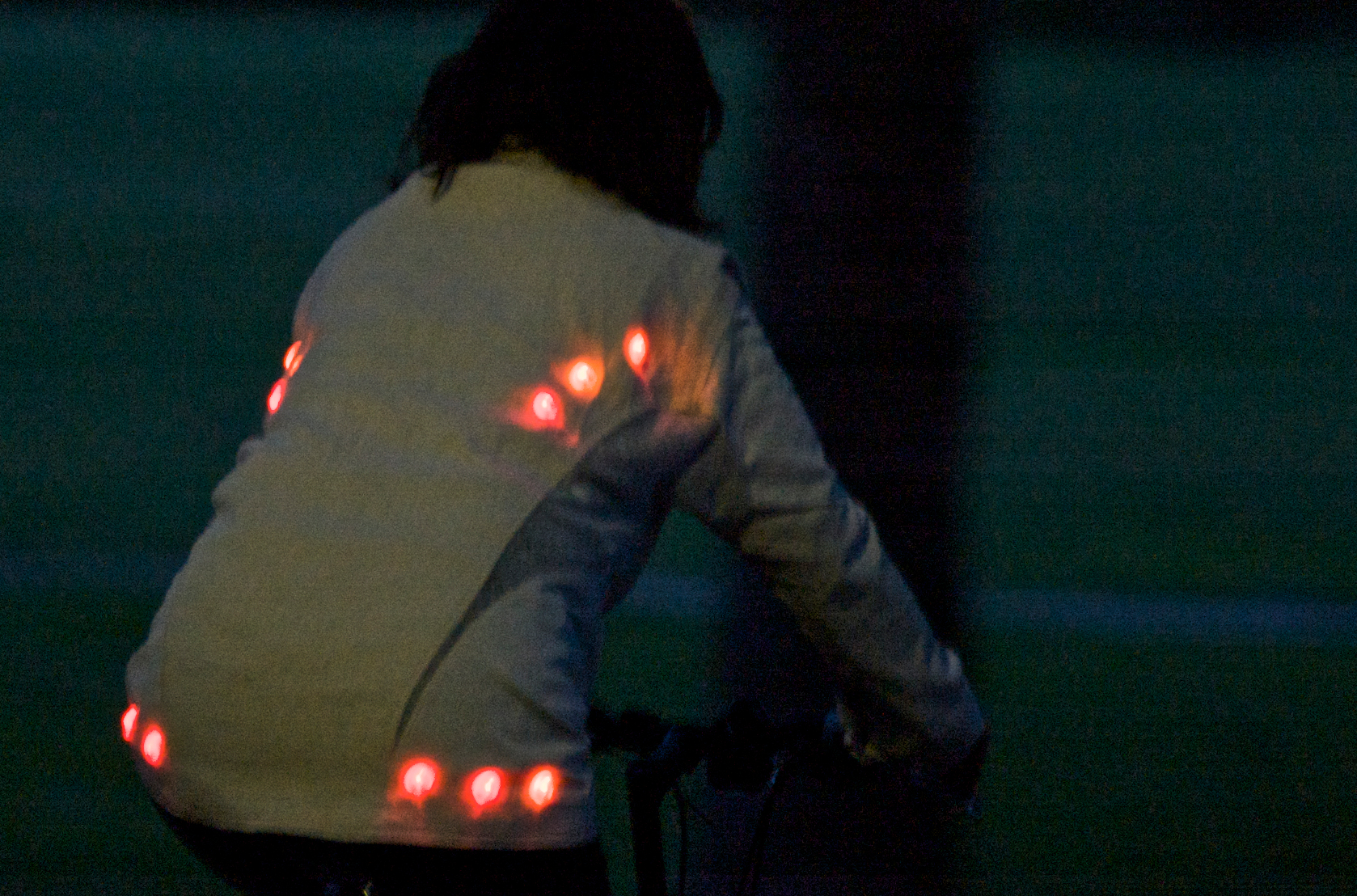 Light for Life: Glowing Button Cycling Jacket