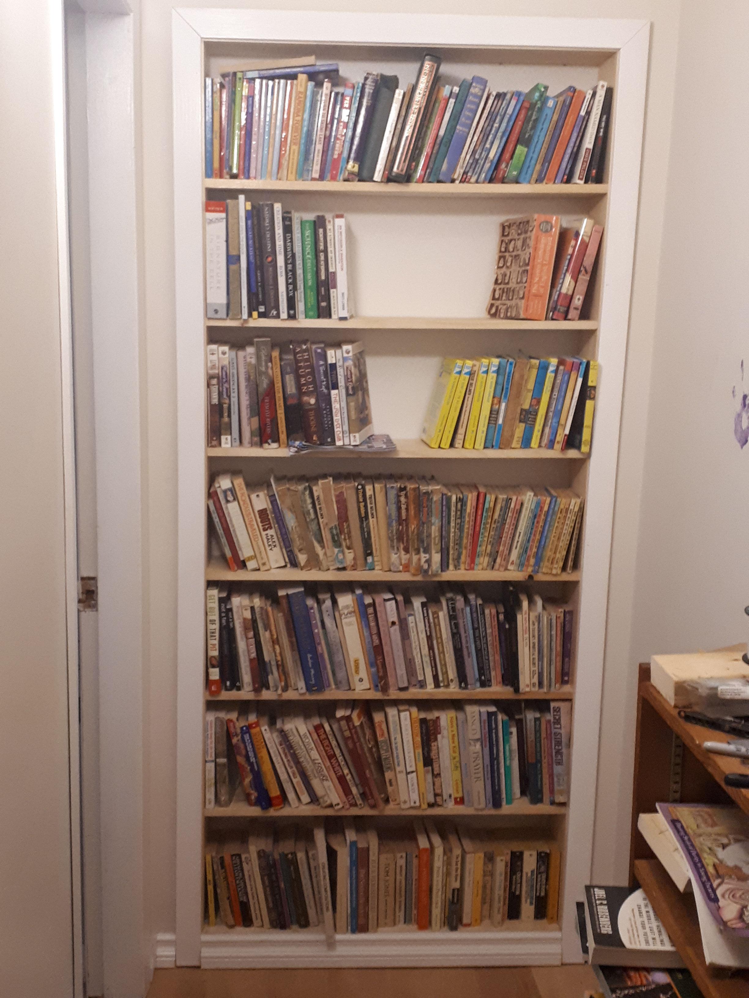 Secret Room Behind Bookshelf