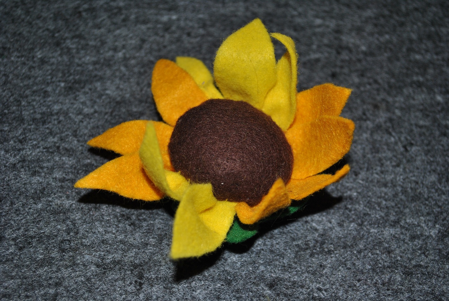 Felt sunflowers